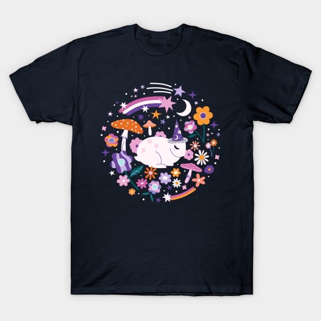 Bunny Wizard T-Shirt by CarlyWatts